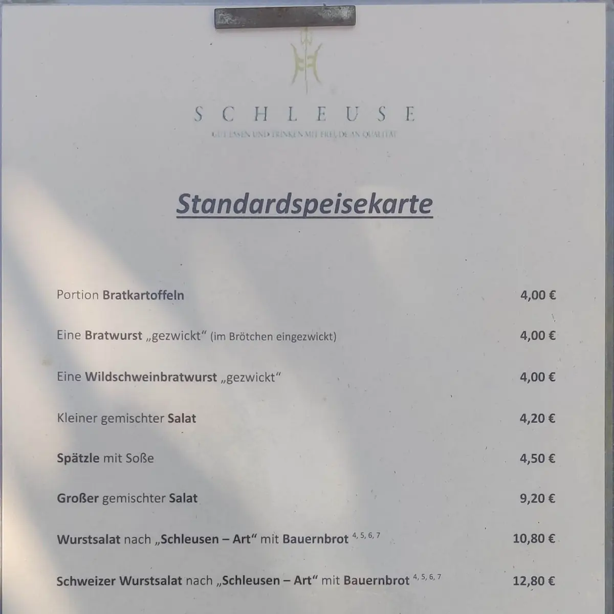 Speisekarte photo 3
