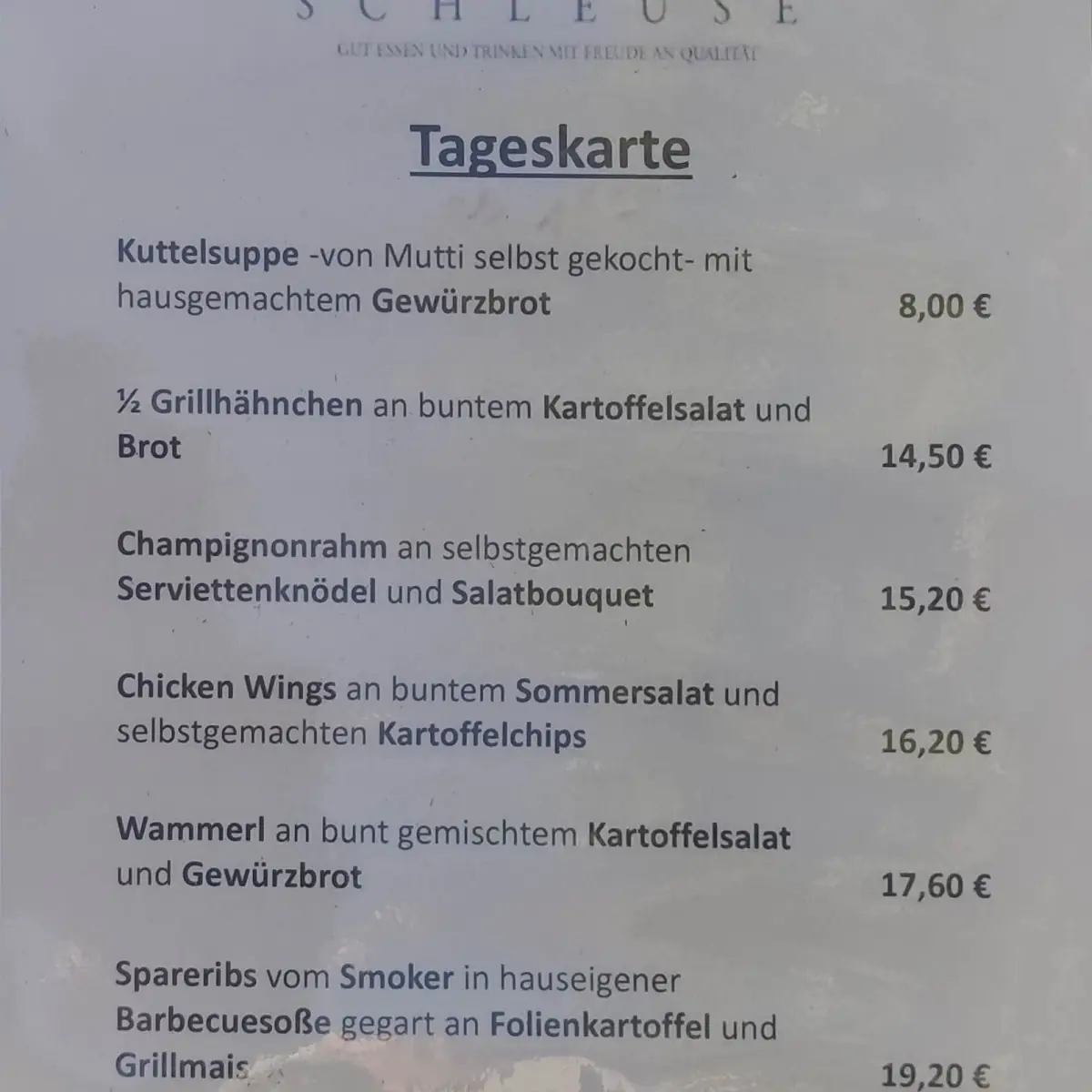 Speisekarte photo 4