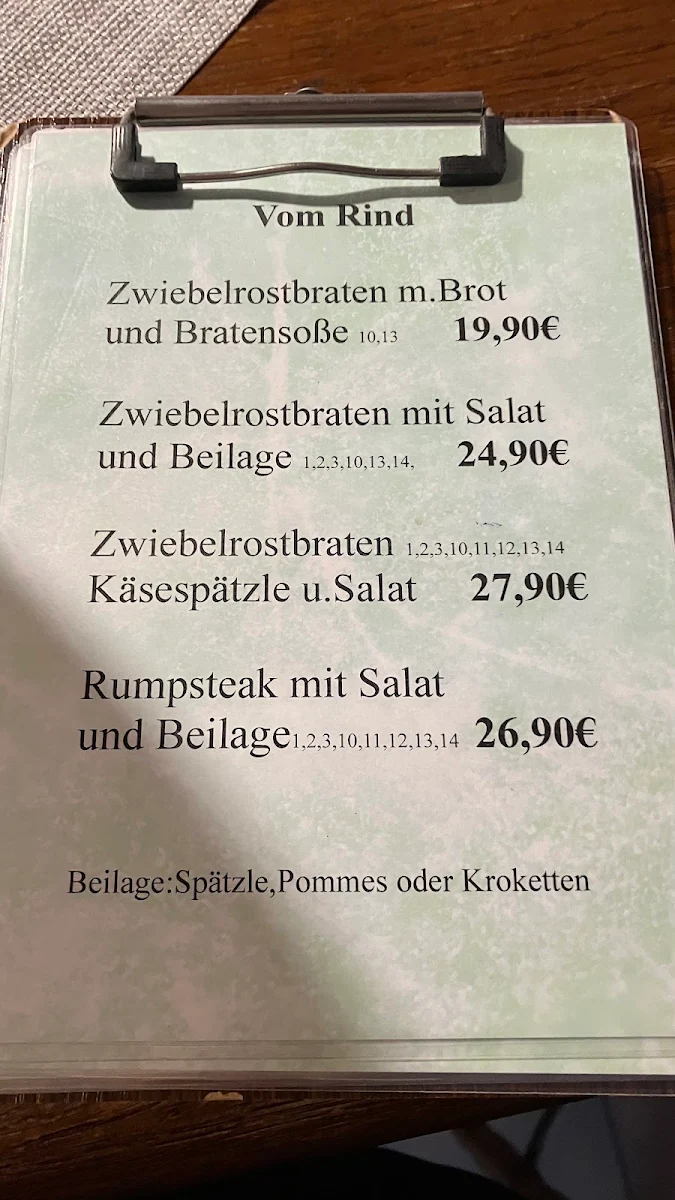 Speisekarte photo 1