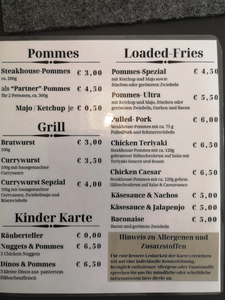 Speisekarte, Dat Maatnn UG