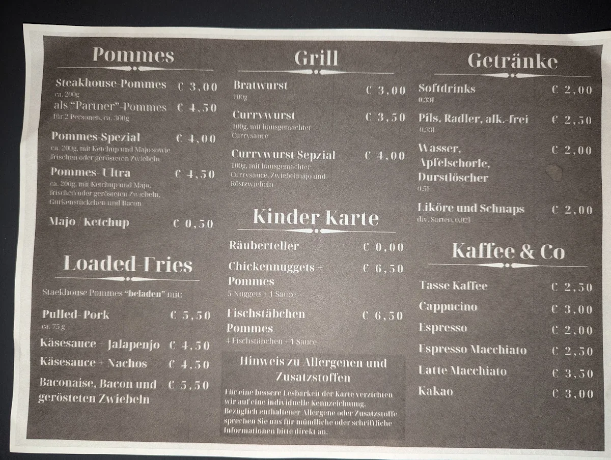 Speisekarte, Dat Maatnn UG