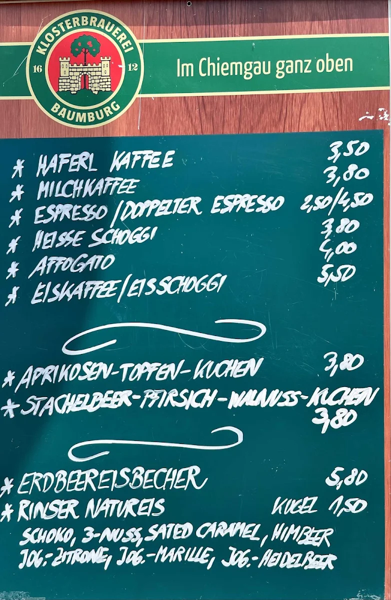 Speisekarte, Roiter