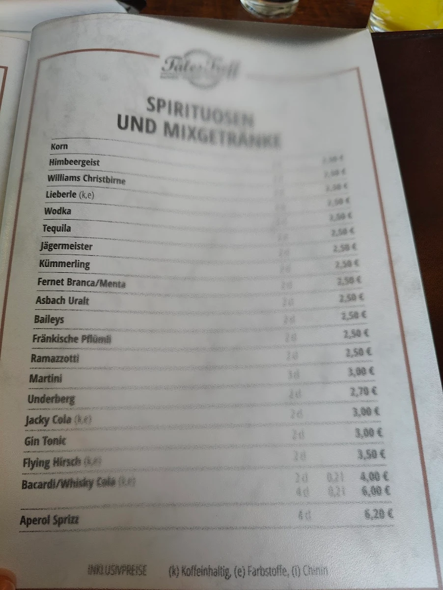 Speisekarte photo 2