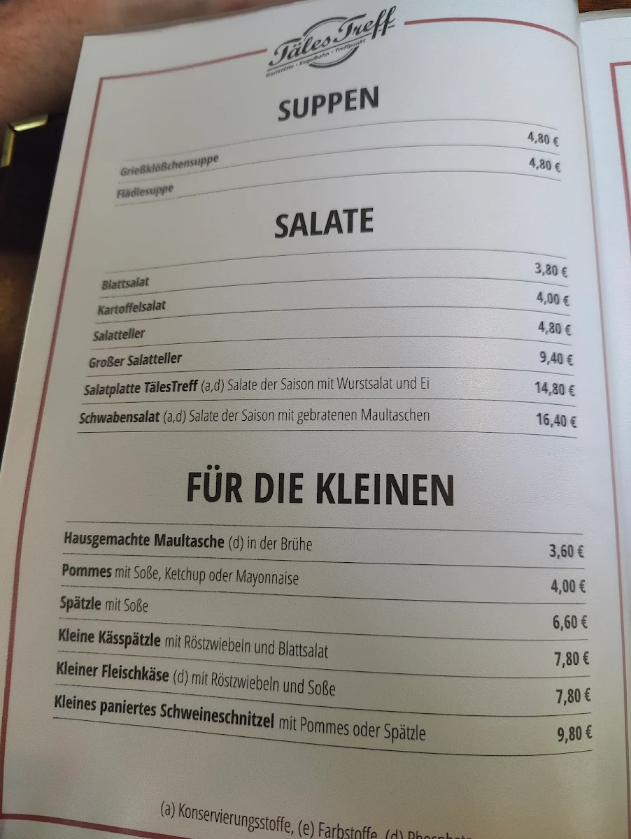 Speisekarte photo 3