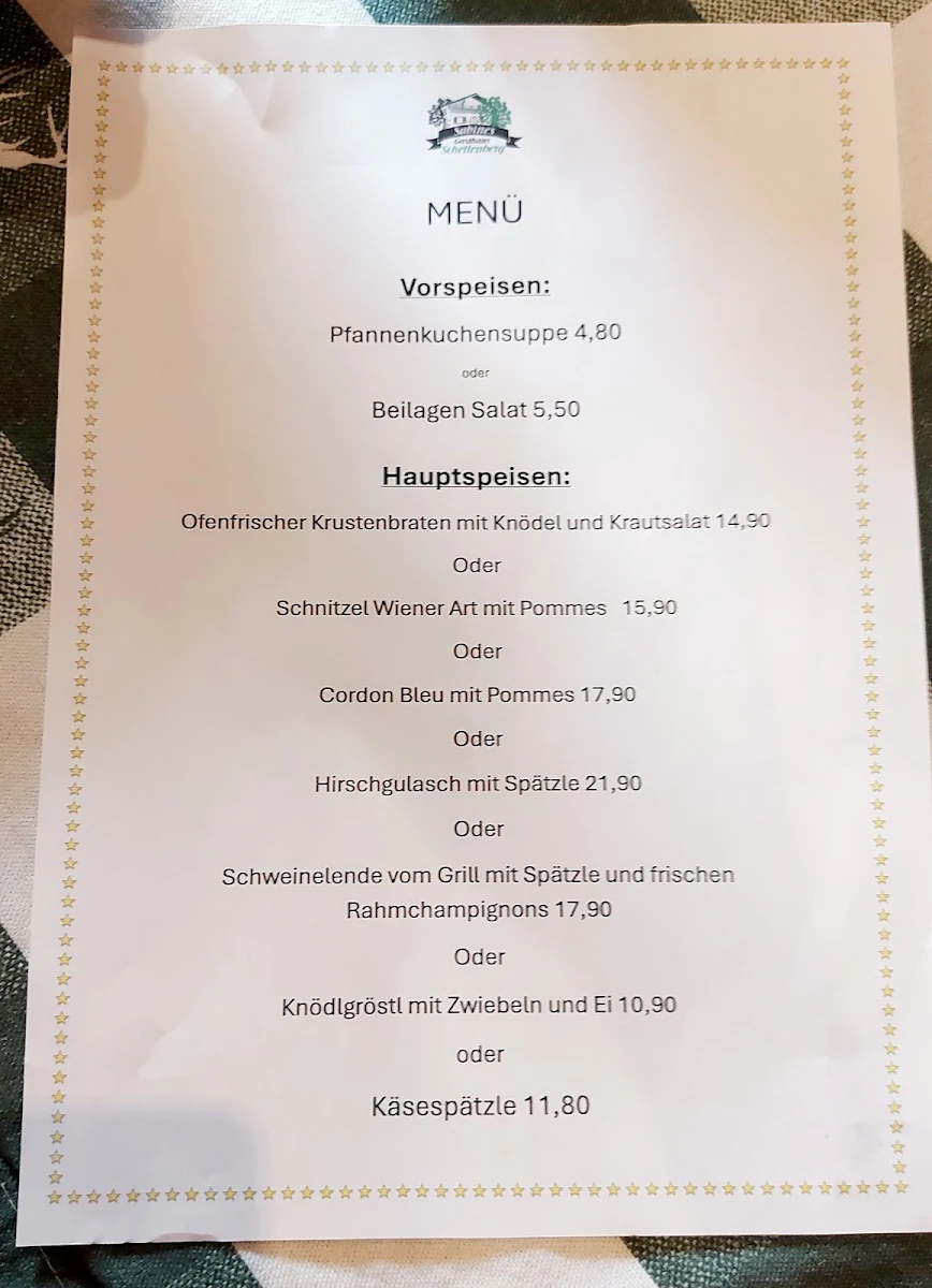 Speisekarte photo 1