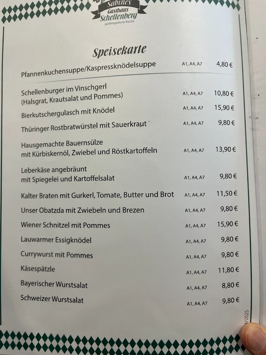 Speisekarte photo 2