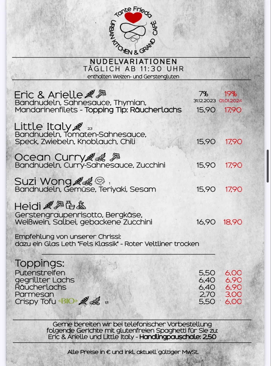 Speisekarte photo 1