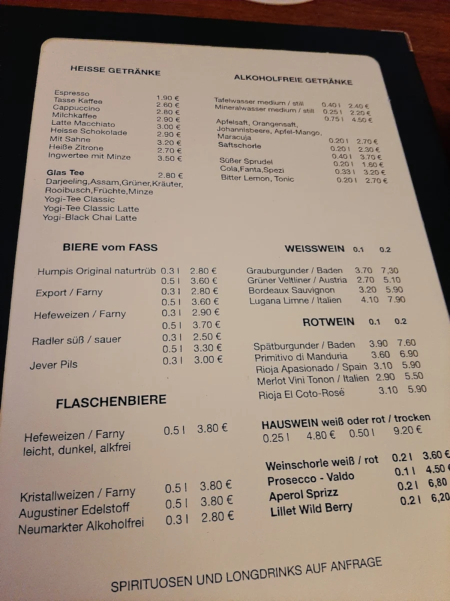 Speisekarte photo 7
