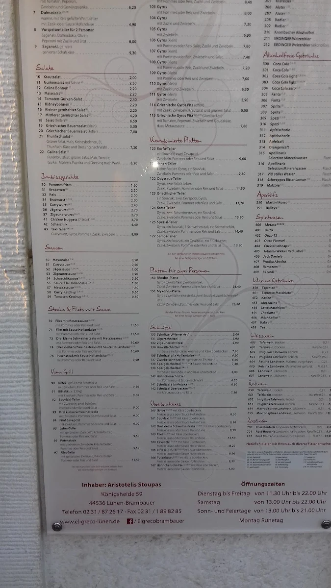 Speisekarte photo 2