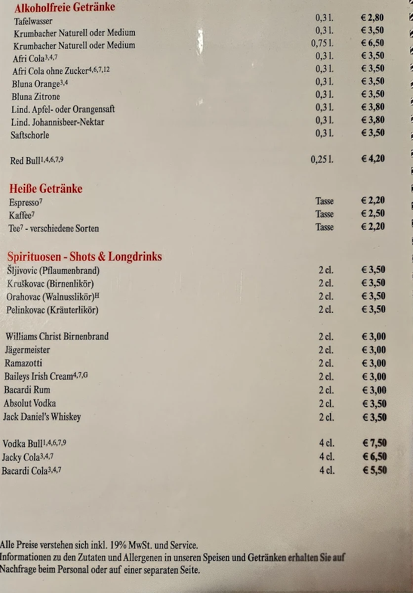 Speisekarte photo 6