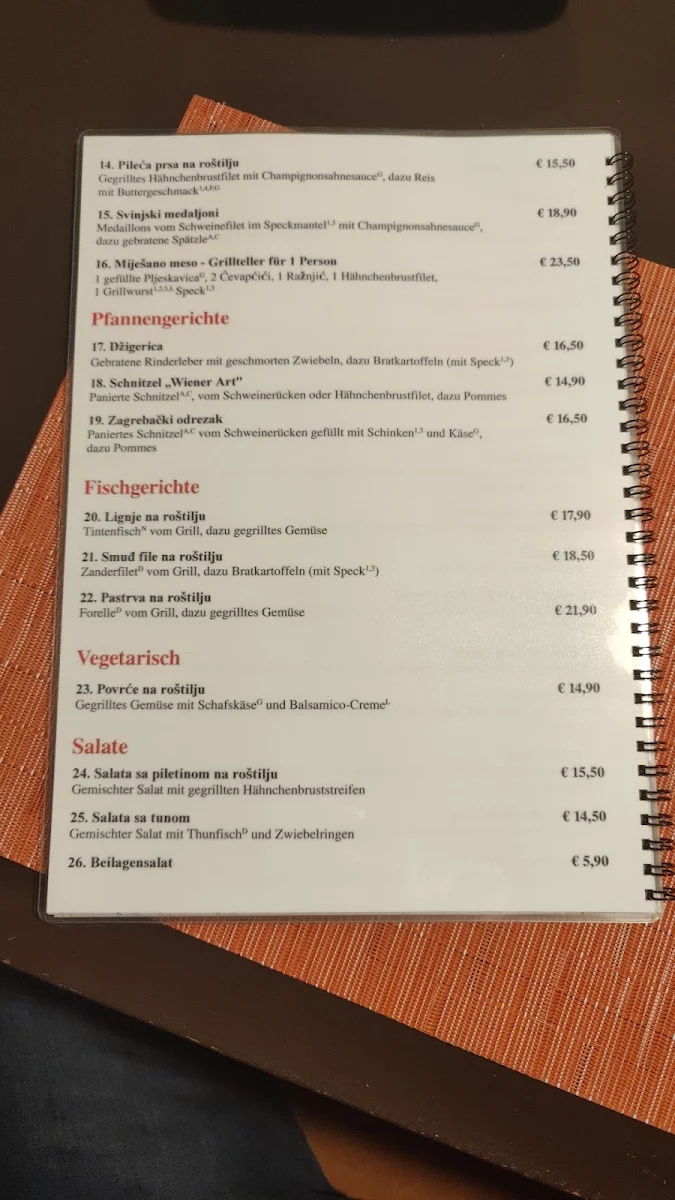 Speisekarte photo 7