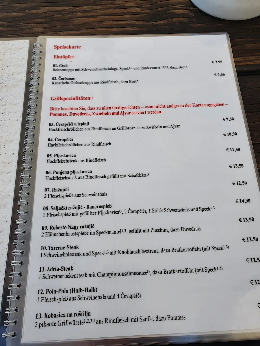 Speisekarte photo 9