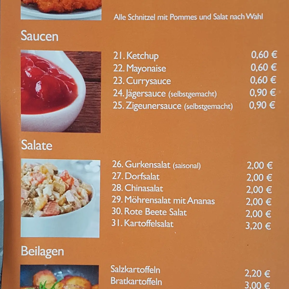 Speisekarte photo 1