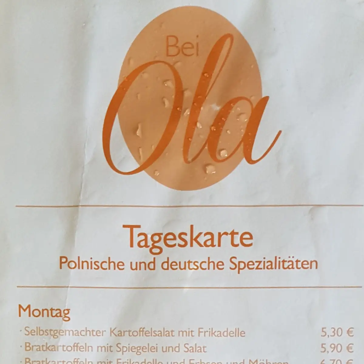 Speisekarte photo 3