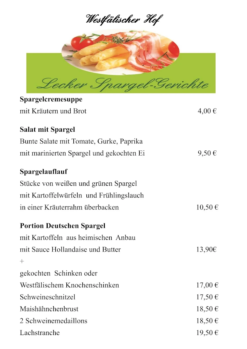 Speisekarte photo 2