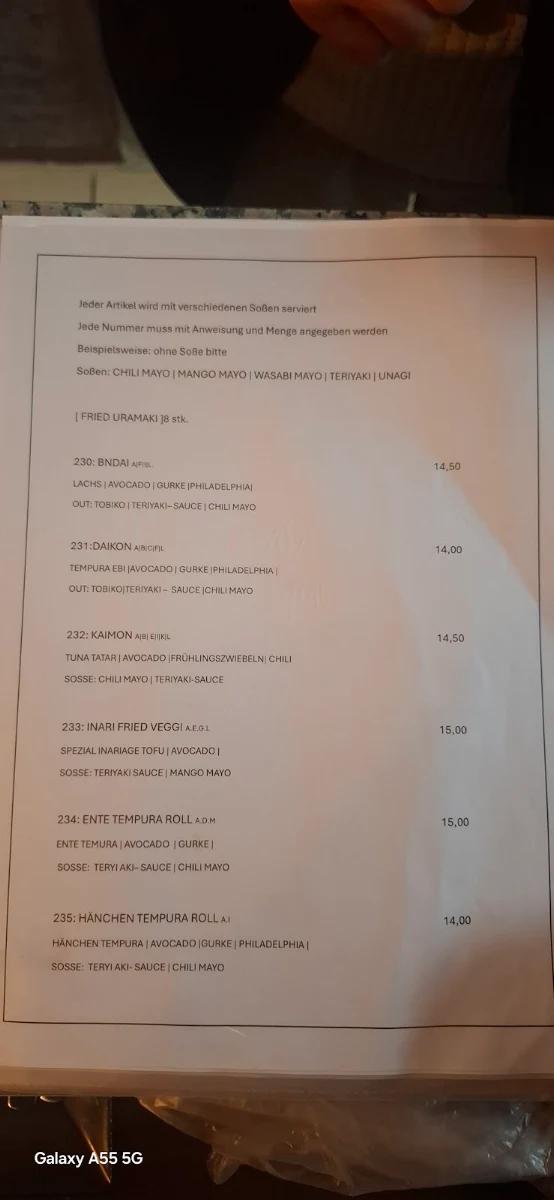 Speisekarte photo 3