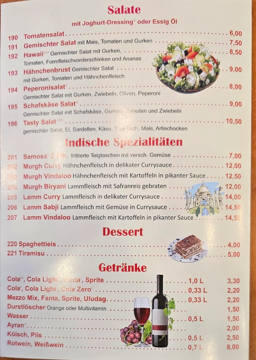 Speisekarte photo 2