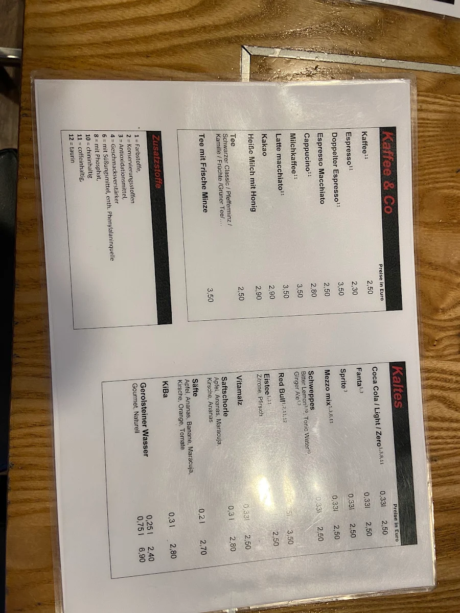 Speisekarte photo 10