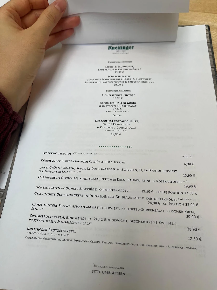 Speisekarte photo 2