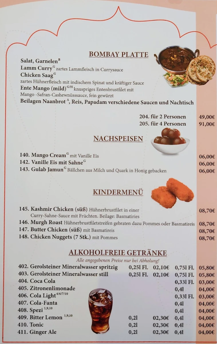 Speisekarte photo 2