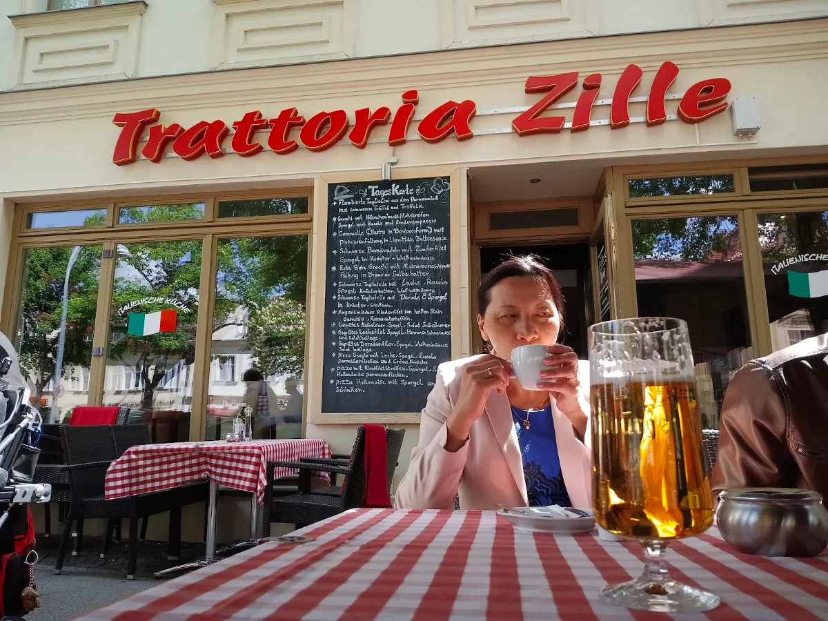 Speisekarte, Trattoria Zille