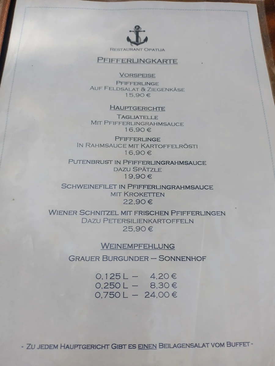 Speisekarte photo 1