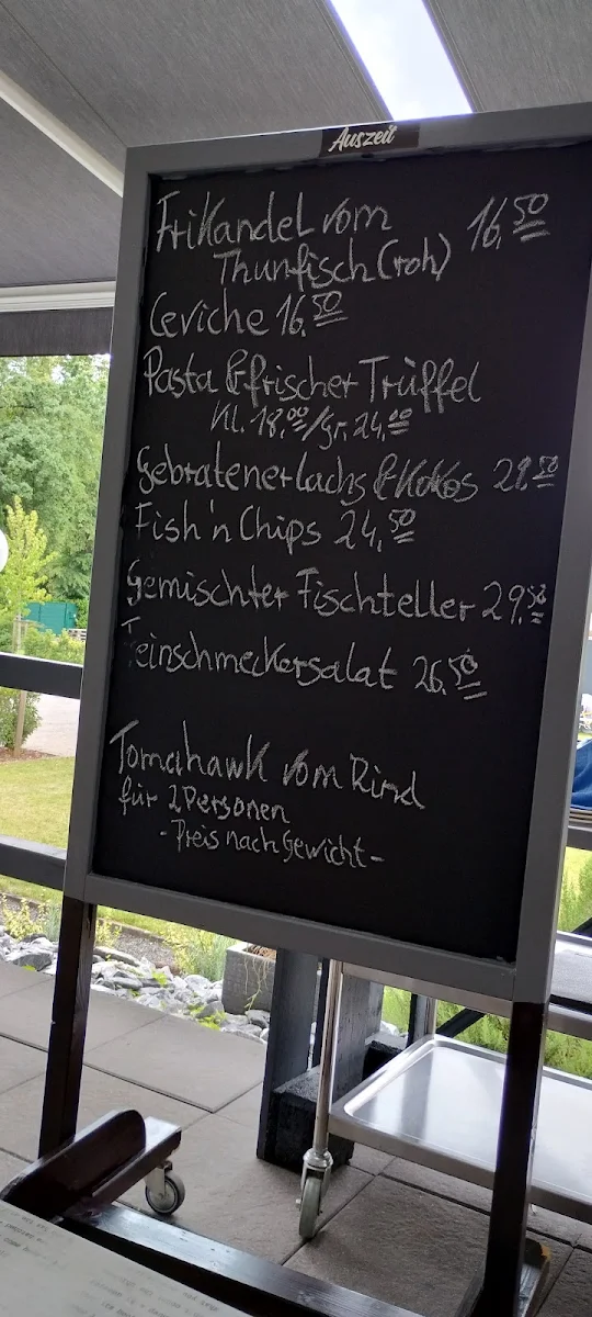 Speisekarte, Restaurant Auszeit