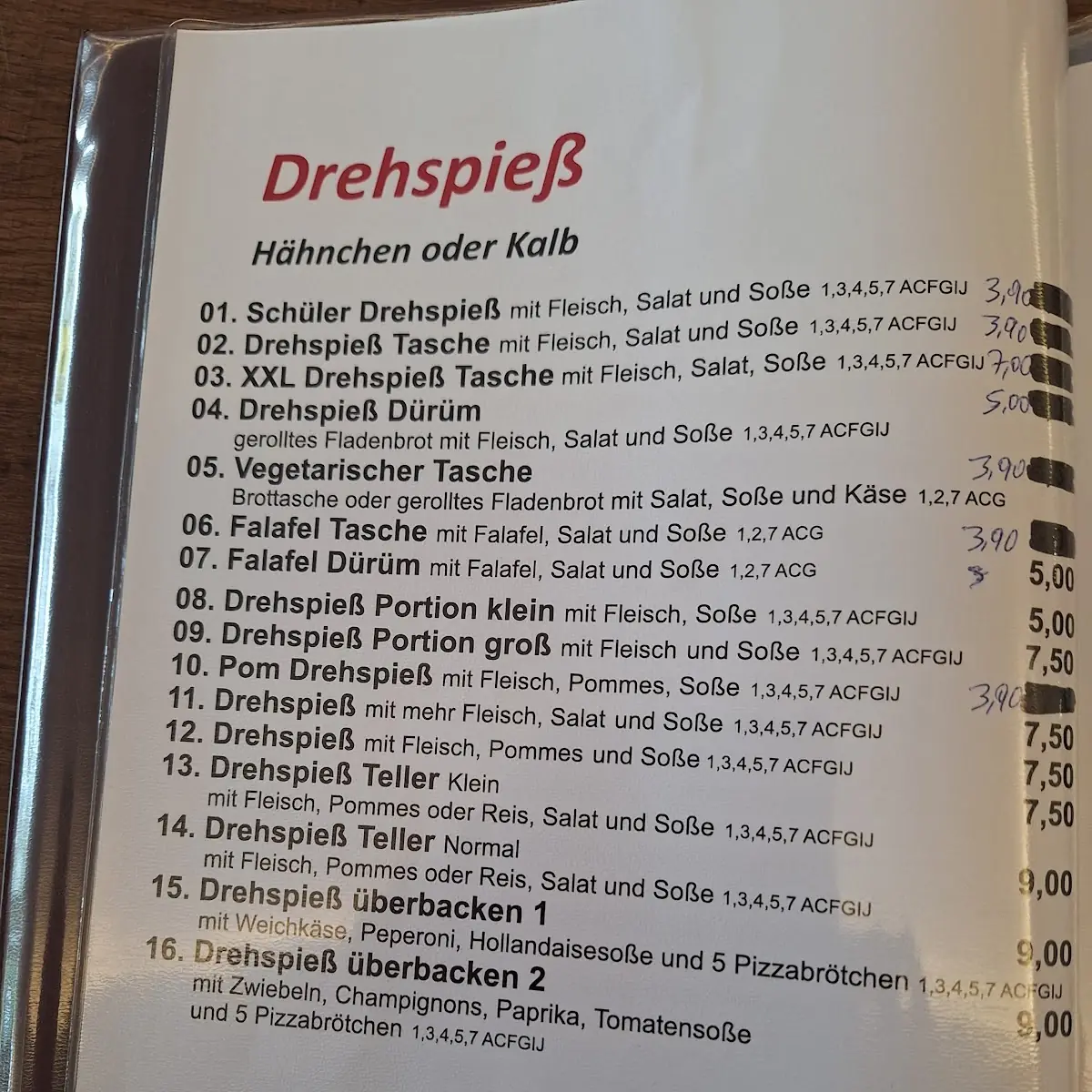Speisekarte photo 1