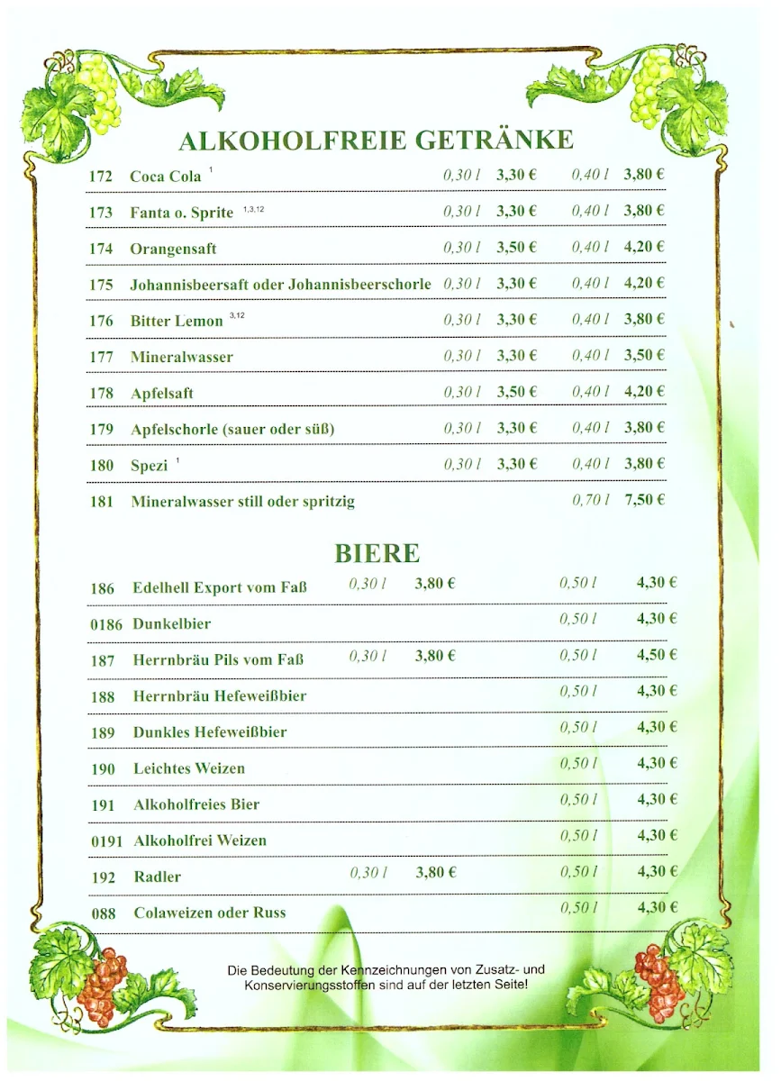 Speisekarte photo 1