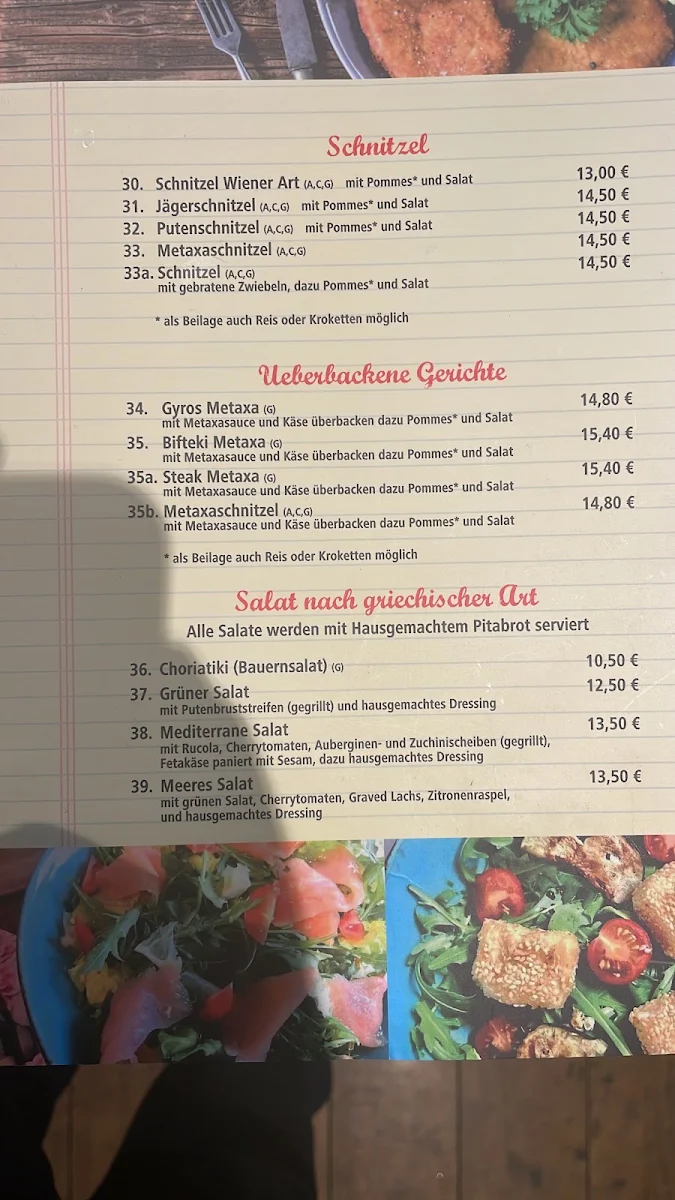 Speisekarte photo 2