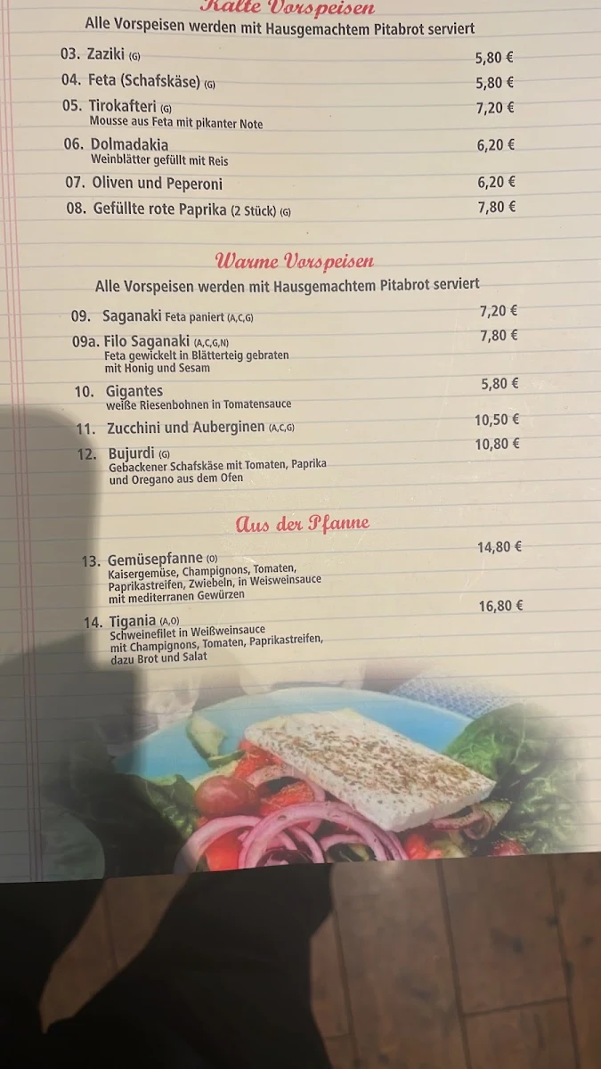 Speisekarte photo 3