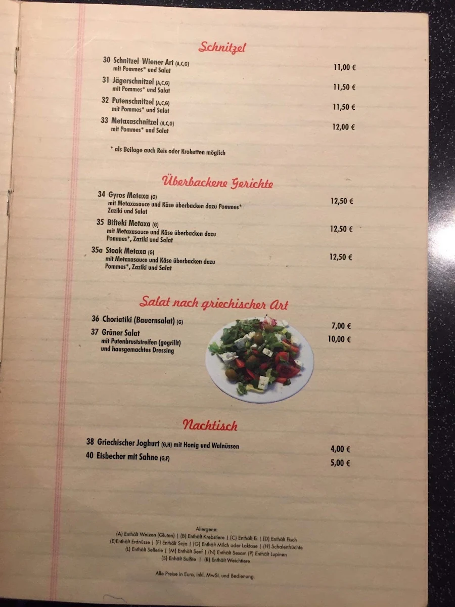 Speisekarte photo 4