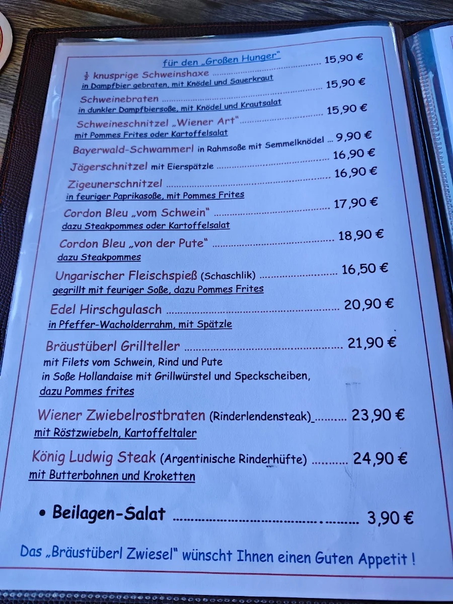 Speisekarte photo 1