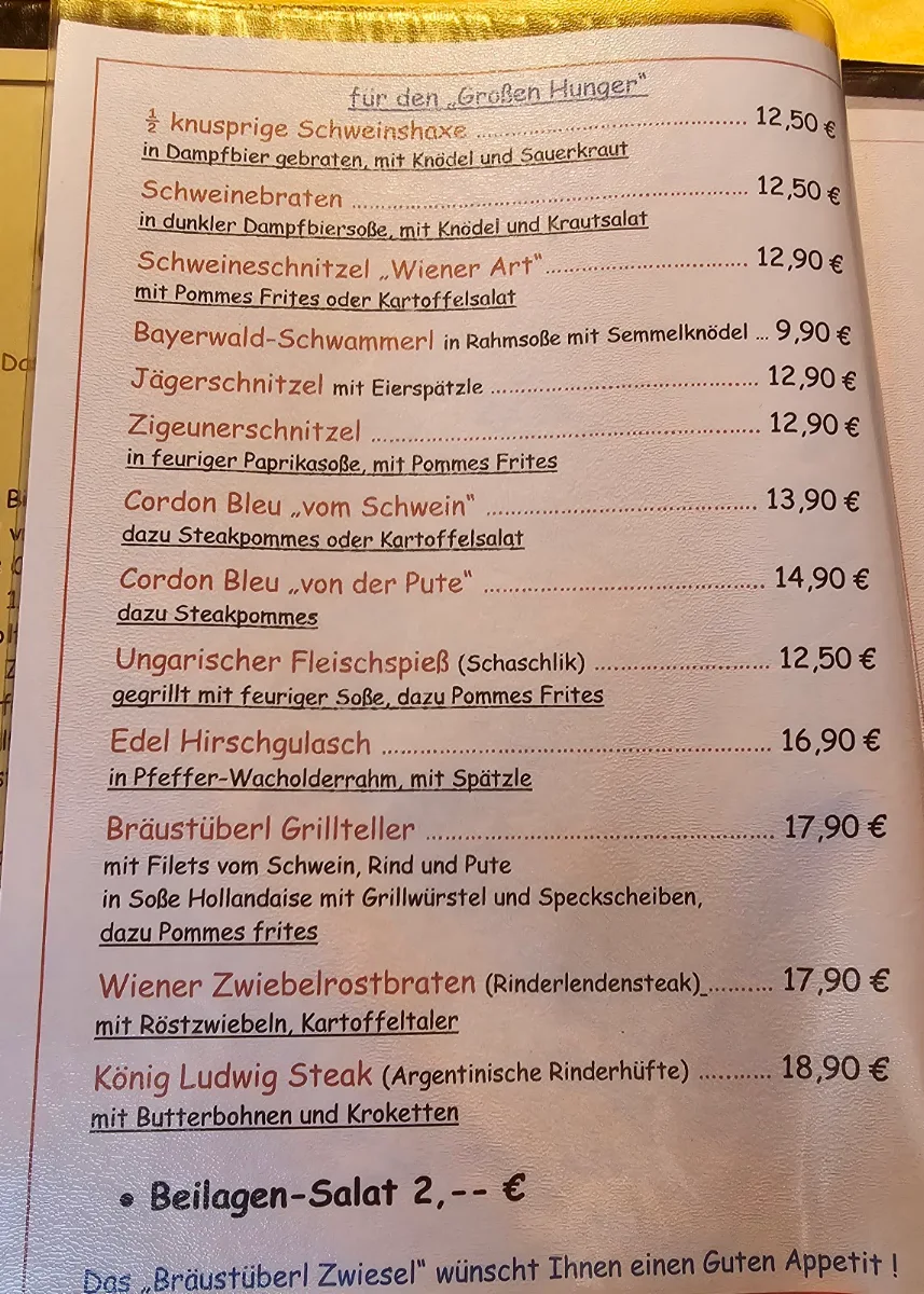 Speisekarte photo 5