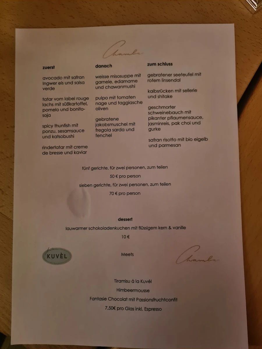Speisekarte photo 9