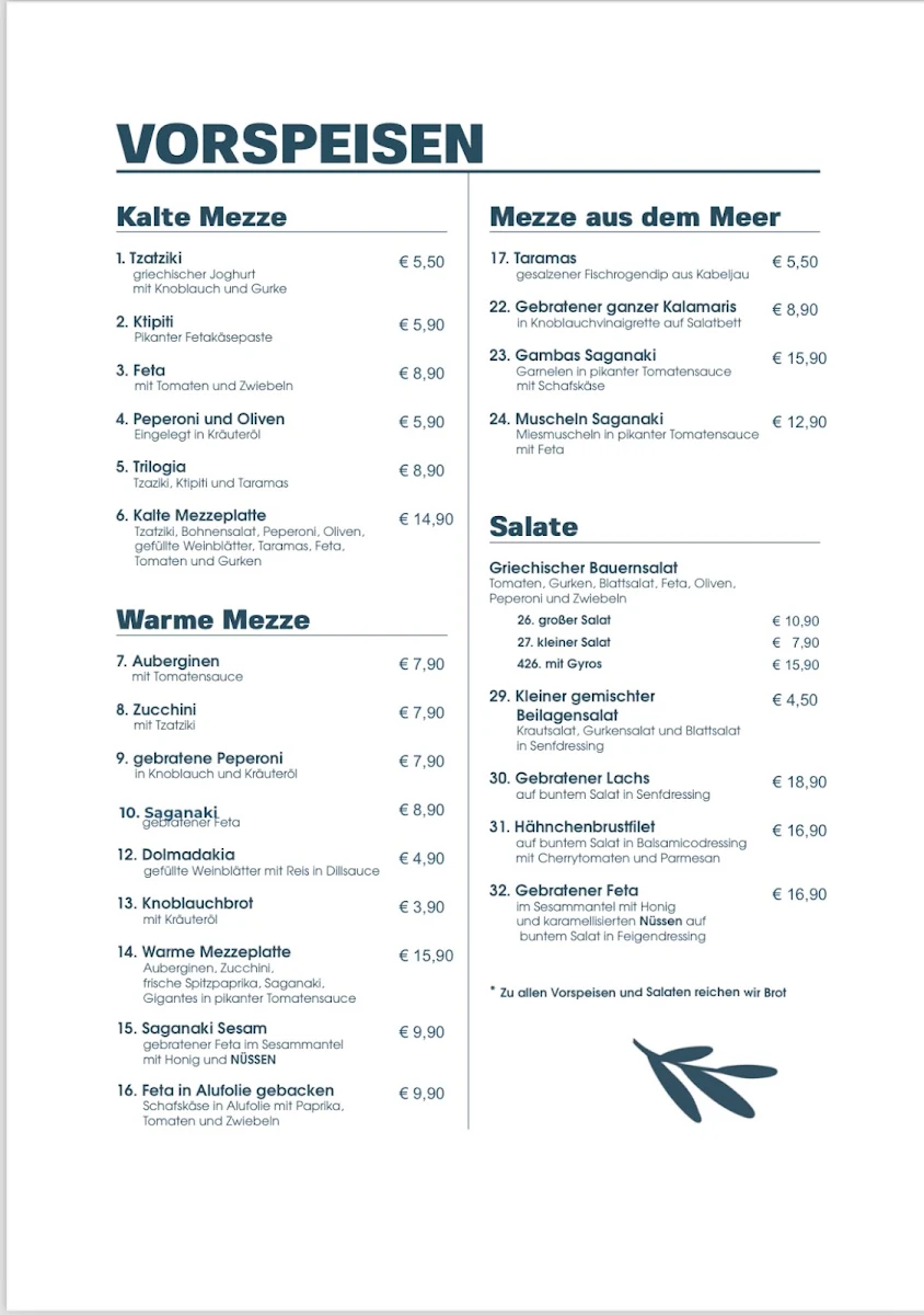 Speisekarte photo 3