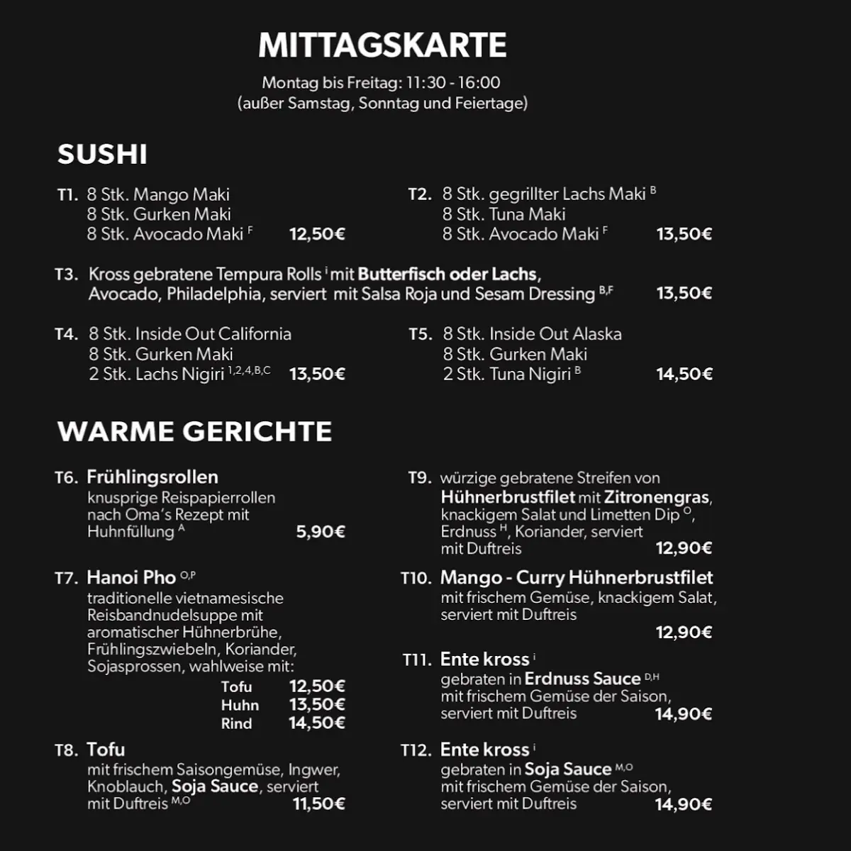 Speisekarte photo 9