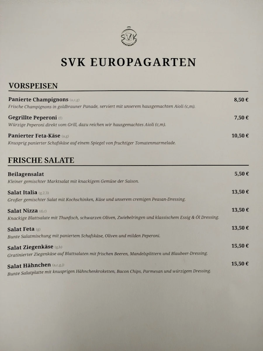 Speisekarte photo 2