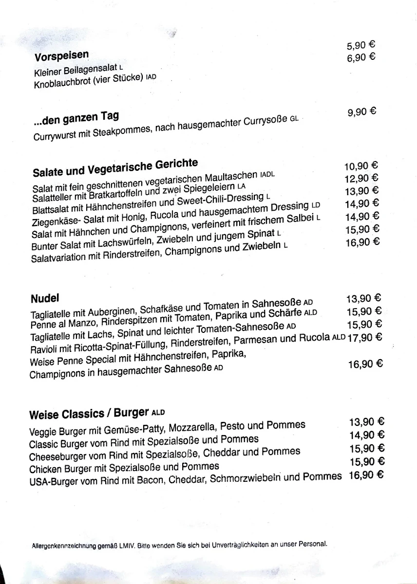 Speisekarte photo 9
