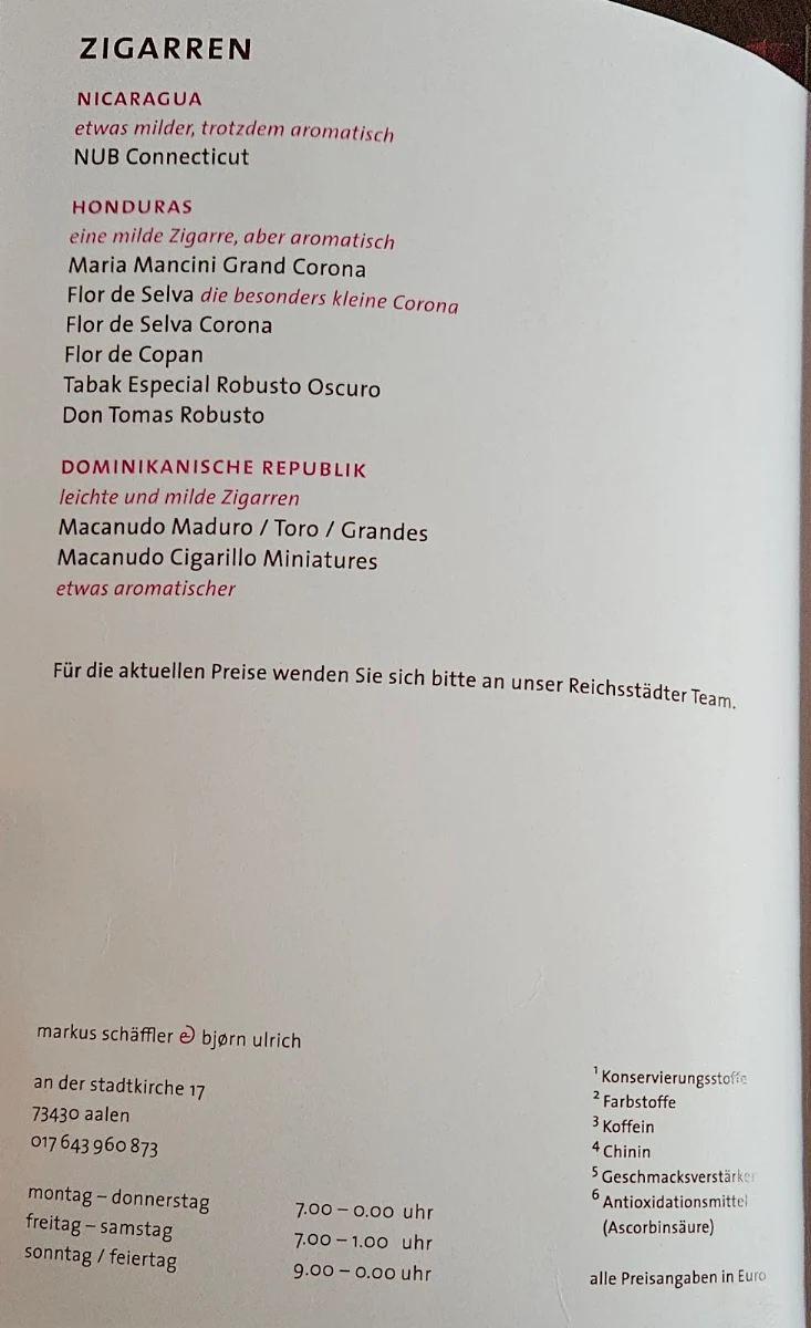 Speisekarte photo 4