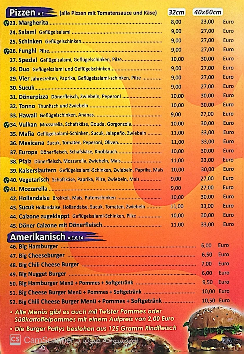 Speisekarte photo 2