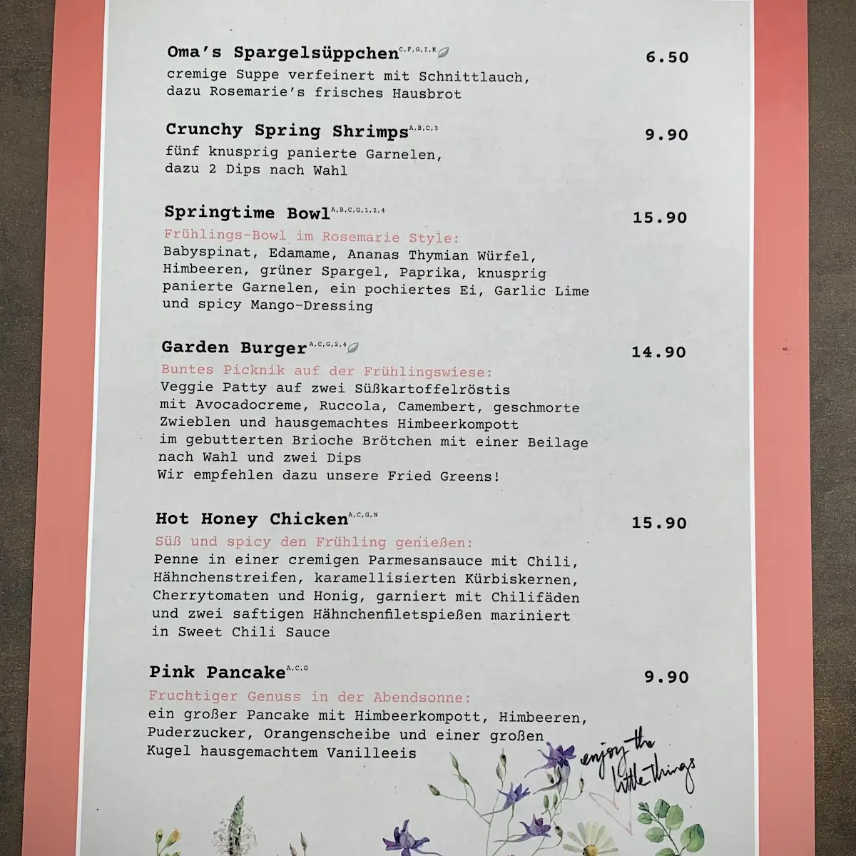 Speisekarte photo 8