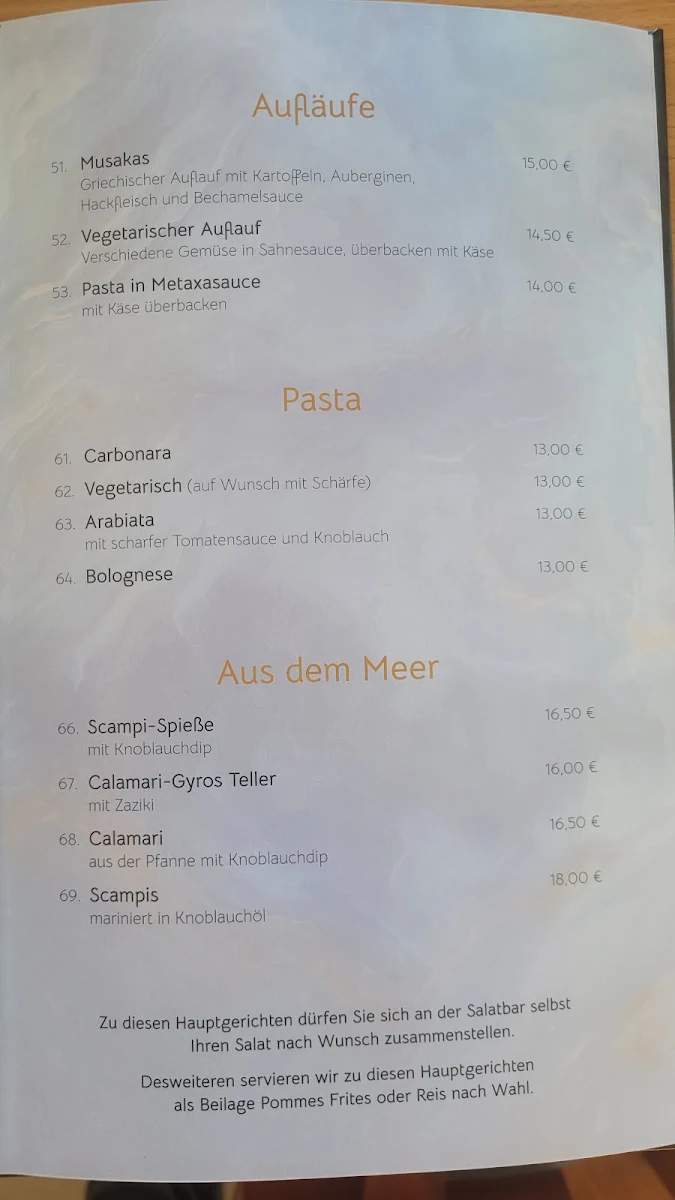 Speisekarte photo 5