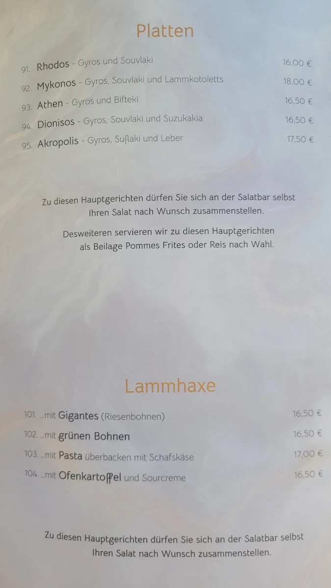 Speisekarte photo 6