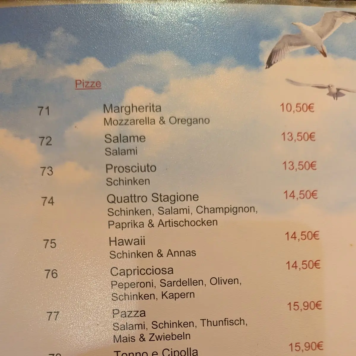 Speisekarte photo 3