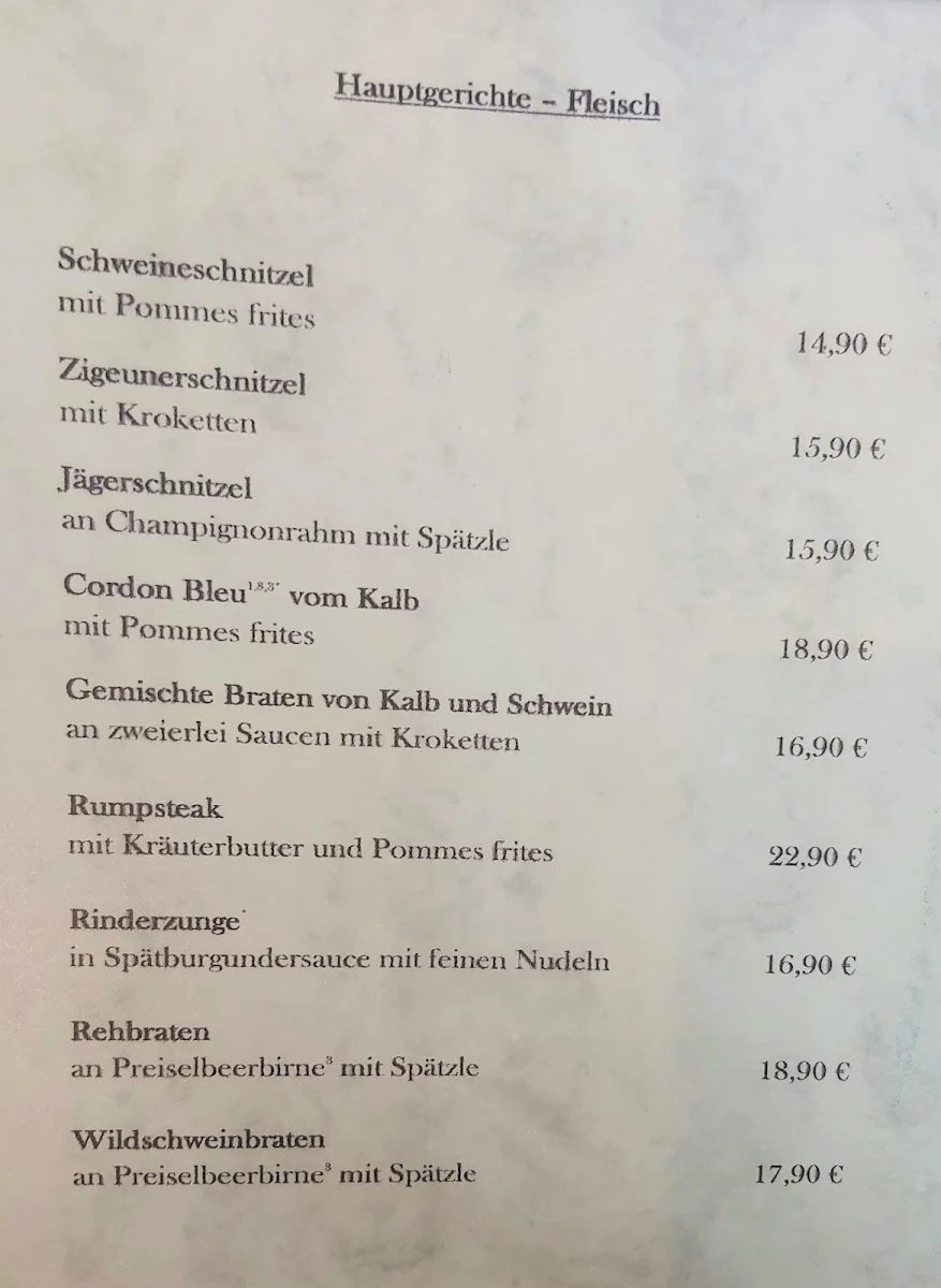 Speisekarte photo 1