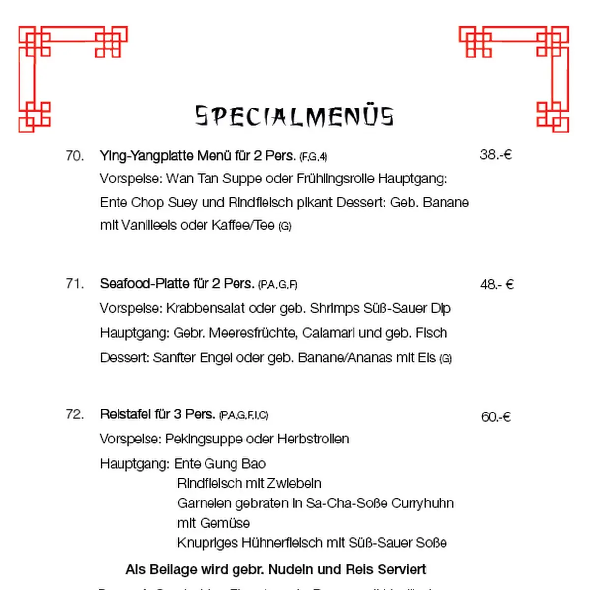 Speisekarte photo 8