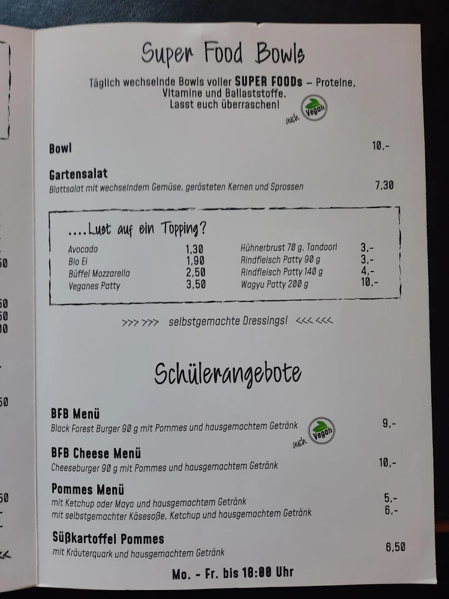 Speisekarte photo 5