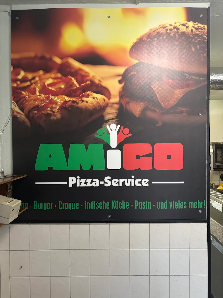 Speisekarte, Amigo Pizzaservice Pansdorf