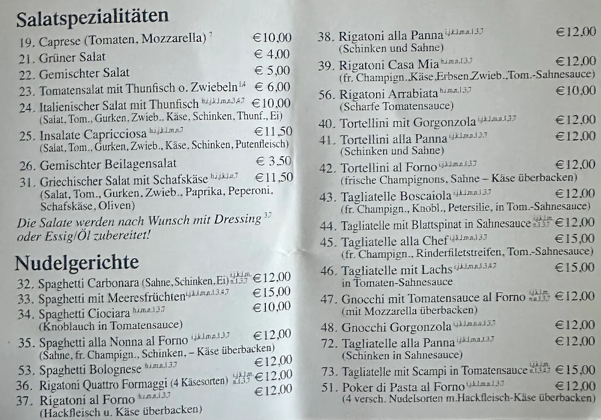 Speisekarte photo 1